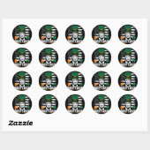 Grappige Trump Paddy's Back - Dit grappige geschen Ronde Sticker (Vel)
