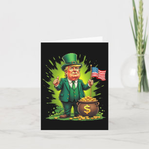 Grappige Trump Paddys Terug 45 47 St Patricks Day  Kaart
