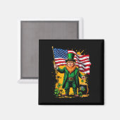 Grappige Trump Paddys Terug 45 47 St Patricks Day Magneet (Voorkant / Achterkant)