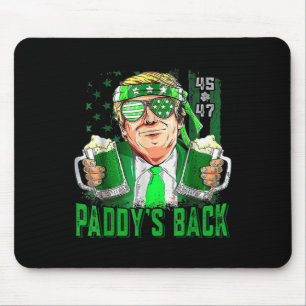 Grappige Trump Paddys Terug 45 47 St Patricks Day  Muismat