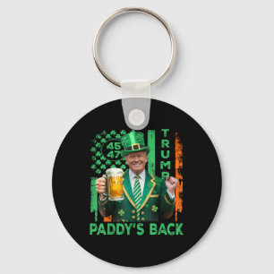 Grappige Trump Paddys Terug 45 47 St Patricks Day Sleutelhanger