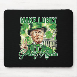 Grappige Trump Patrick Day maakt geluk weer geweld Muismat