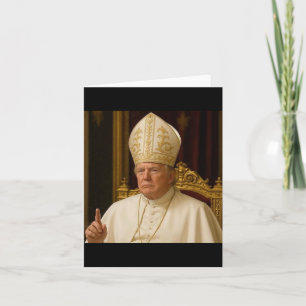 Grappige Trump Paus Meme Gear Katholieke Vaticaans Kaart