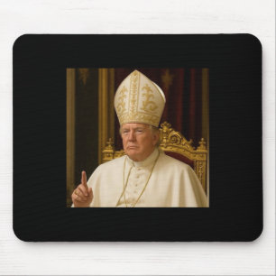 Grappige Trump Paus Meme Gear Katholieke Vaticaans Muismat