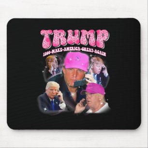 Grappige Trump Pink Miss Me Toch Trump 2024 Neem A Muismat