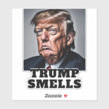 Grappige Trump ruikt