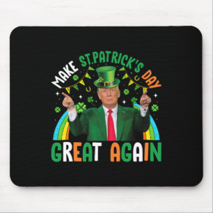 Grappige Trump Shamrock Maakt St. Patrick's Day Ge Muismat