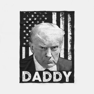 Grappige Trump-shirts Papa is thuis voor mannen en Fleece Deken