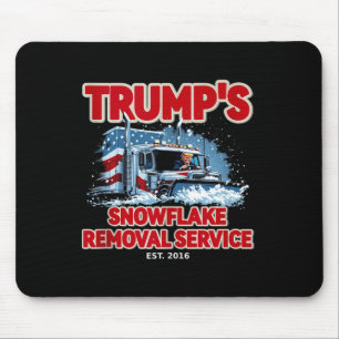Grappige Trump Sneeuwvlok Verwijdering 2024 Verkie Muismat