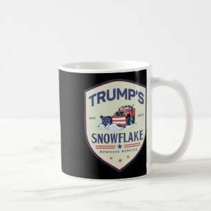 Grappige Trump Snowflake Removal Service Verkiezin Koffiemok