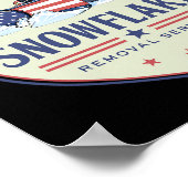 Grappige Trump Snowflake Removal Service Verkiezin Poster (Hoek)