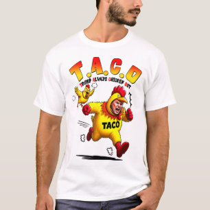 Grappige Trump Taco-grap Anti Trump Protest T-shir T-shirt