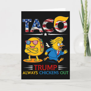 Grappige Trump Taco Trump Geeft Altijd Op 14 Kaart