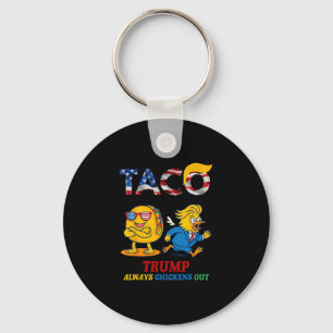 Grappige Trump Taco Trump Geeft Altijd Op 17  Sleutelhanger