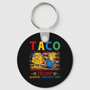 Grappige Trump Taco Trump Geeft Altijd Op 30  Sleutelhanger
