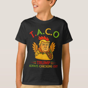Grappige Trump Taco Trump Gibt Altijd Klein Bij 22 T-shirt