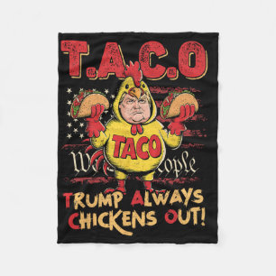 Grappige Trump Taco Trump Gibt Altijd Toe _15 Fleece Deken