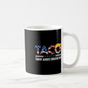 Grappige Trump Taco Trump kipt altijd uit _6 Koffiemok