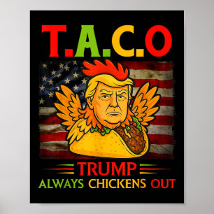Grappige Trump Taco Trump Kwijt Altijd de Kluts 13 Poster
