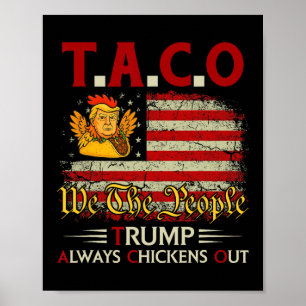 Grappige Trump Taco Trump Piept Altijd _8 Poster