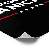 Grappige Trump Tarieven Professionele Panican Poster (Hoek)
