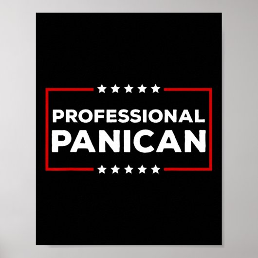 Grappige Trump Tarieven Professionele Panican Poster (Voorkant)