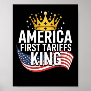 Grappige Trump tarieven werken beurs pomp tarief Poster