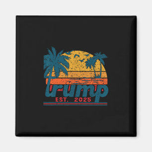 Grappige Trump Tee Golf Van Ons Amerika Est 2025  Magneet