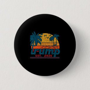 Grappige Trump Tee Golf Van Ons Amerika Est 2025  Ronde Button 5,7 Cm