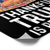 Grappige Trump-Thanksgiving dankbaar dat Trump pre Poster (Hoek)