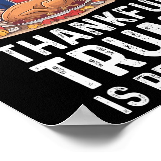 Grappige Trump-Thanksgiving dankbaar dat Trump pre Poster (Hoek)