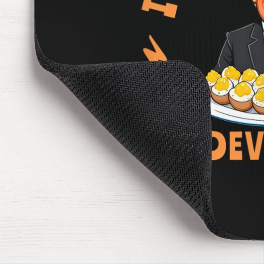 Grappige Trump-Thanksgiving Ik ben hier alleen voo Muismat (Hoek)