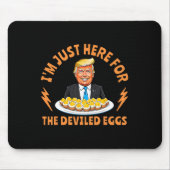 Grappige Trump-Thanksgiving Ik ben hier alleen voo Muismat (Voorkant)