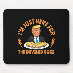 Grappige Trump-Thanksgiving Ik ben hier alleen voo Muismat