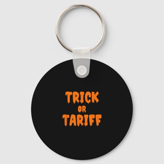Grappige Trump - Truc of Tarief Sleutelhanger (Voorkant)