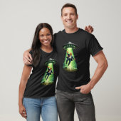 Grappige Trump UFO-ontvoering Alien T-shirt (Unisex)