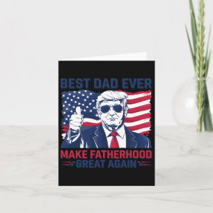 Grappige Trump Vaderdag Beste Papa Ooit Voor Opa  Kaart