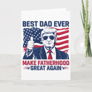 Grappige Trump Vaderdag Beste Papa Ooit Voor Opa  Kaart