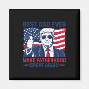 Grappige Trump Vaderdag beste vader ooit voor opa Magneet