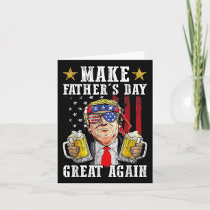 Grappige Trump Vaderdag maakt Vaderdag Grote Aga Kaart