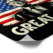 Grappige Trump Vaderdag maakt Vaderdag Grote Aga Poster (Hoek)