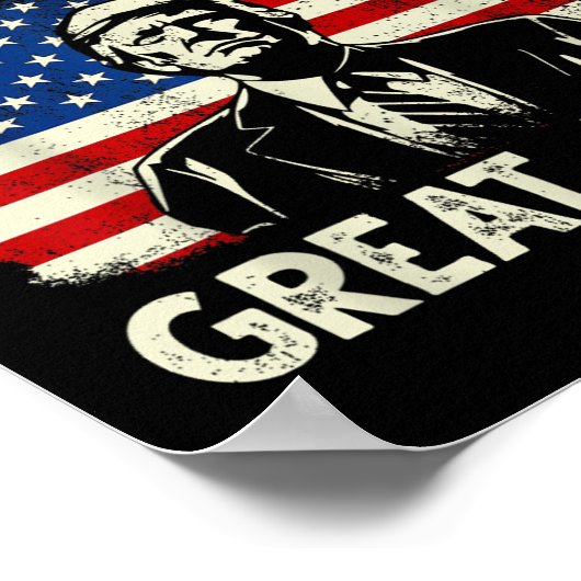 Grappige Trump Vaderdag maakt Vaderdag Grote Aga Poster (Hoek)