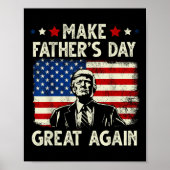 Grappige Trump Vaderdag maakt Vaderdag Grote Aga Poster (Voorkant)