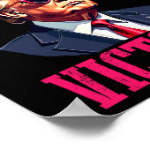 Grappige Trump Valentijnsdag V is voor Trump Poster (Hoek)