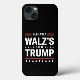 Grappige Trump Vance Walz's Voor Trump Nebraska Case-Mate iPhone Case