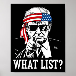 Grappige Trump Wat Lijst 2 Poster
