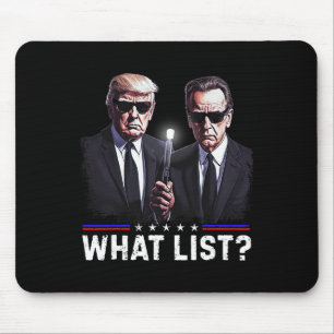Grappige Trump Wat Lijst  Muismat