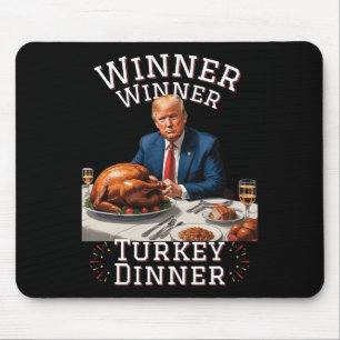 Grappige Trump Winnaar Turkije Diner Thanksgiving Muismat