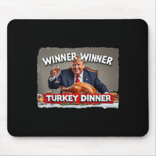 Grappige Trump Winnaar Turkije Diner Thanksgiving Muismat