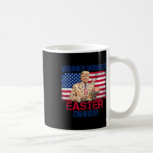 Grappige Trump Winnaar Winnaar Pasendiner Pasdag Koffiemok
